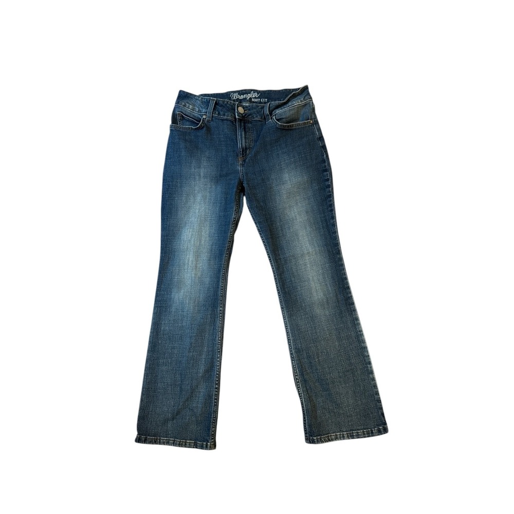 Wrangler Bootcut Jeans | Blue Denim | W Stitch Pockets | Size 11
